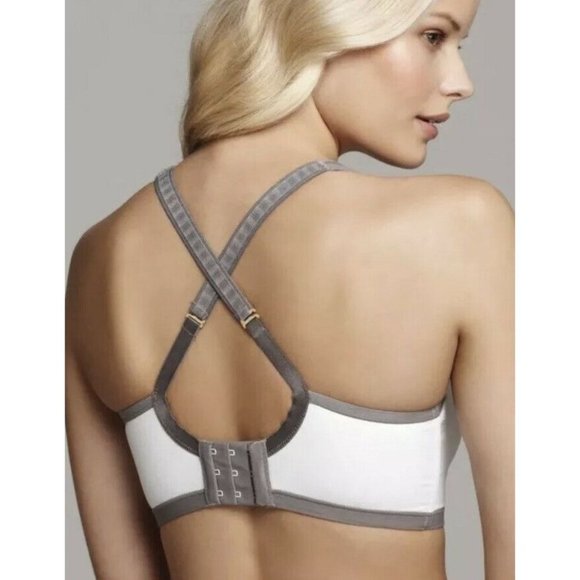 NATORI White Power Yogi Sports Bra Convertible Underwire 32C #731050 NEW - Picture 3 of 9